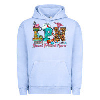 Pigment Grape Ice licensed practical nurse Urban Hoodie - OliviaCreatesArt