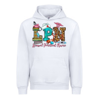 White licensed practical nurse Urban Hoodie - OliviaCreatesArt