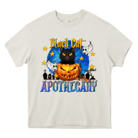 Black Cat Apothecary Heavy Core Tee | Teevron