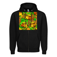 Black St. Patrick's pot of gold seamless pattern Zipper Hoodie - BundleAndBundleShop
