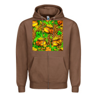 Chestnut St. Patrick's pot of gold seamless pattern Zipper Hoodie - BundleAndBundleShop