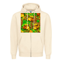 Sandshell St. Patrick's pot of gold seamless pattern Zipper Hoodie - BundleAndBundleShop