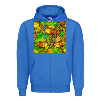 True Royal St. Patrick's pot of gold seamless pattern Zipper Hoodie - BundleAndBundleShop
