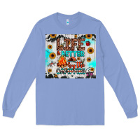 Colony Blue life is better by the campfire Long Sleeve Tee - JahusDesignShop