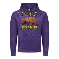 Cloud Purple papa bear Vintage Hoodie - Artiststas