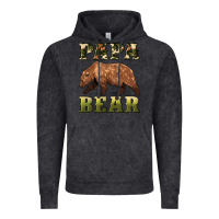 Vintage Black papa bear Vintage Hoodie - Artiststas