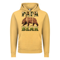 Vintage Mustard papa bear Vintage Hoodie - Artiststas