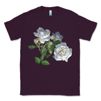 Plum white dawn rose Classic Tee - LillyAllenDesigns