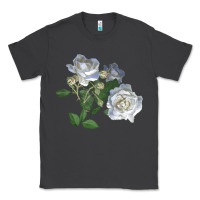 Smoke white dawn rose Classic Tee - LillyAllenDesigns