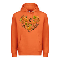 Carrot Fall Heart Premium Hoodie - texasbilliewilder