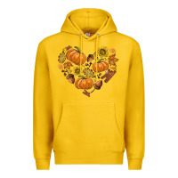 Lemon Fall Heart Premium Hoodie - texasbilliewilder