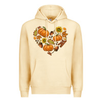 Pina Colada Fall Heart Premium Hoodie - texasbilliewilder