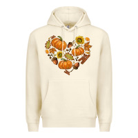 Sandshell Fall Heart Premium Hoodie - texasbilliewilder