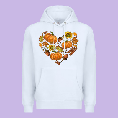 Fall Heart Premium Hoodie Designed By Texasbilliewilder