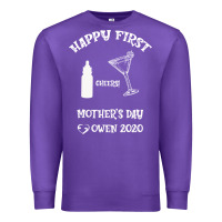 Purple Happy Fırst Cheers Mother's Day Owen 2020 Premium Sweatshirt - Bettercallsaul