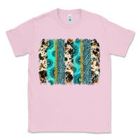 Bubblegum Pink gemstone sunflower cowhide brushstroke Classic Tee - AdoDesignShop