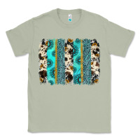 Matcha gemstone sunflower cowhide brushstroke Classic Tee - AdoDesignShop