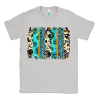 Moon Dust gemstone sunflower cowhide brushstroke Classic Tee - AdoDesignShop