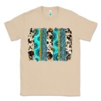 Mushroom gemstone sunflower cowhide brushstroke Classic Tee - AdoDesignShop