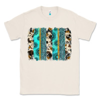 Natural gemstone sunflower cowhide brushstroke Classic Tee - AdoDesignShop