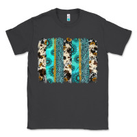 Smoke gemstone sunflower cowhide brushstroke Classic Tee - AdoDesignShop