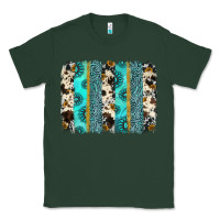 Sports Green gemstone sunflower cowhide brushstroke Classic Tee - AdoDesignShop