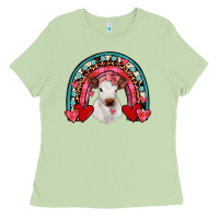 Matcha valentines heifer rainbow Ladies Tee - JahusDesignShop