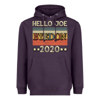 Plum Hello Joe Biden 2020 Heavyweight Hoodie - Bettercallsaul
