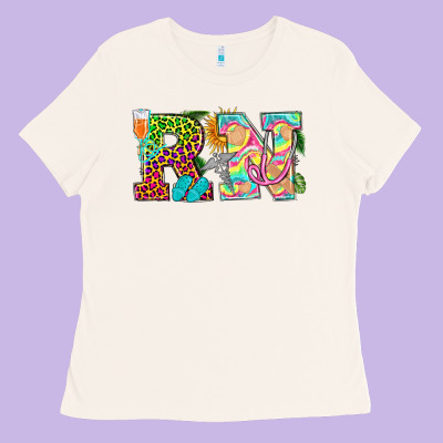 Summer Rn Ladies Tee Designed By Texasbilliewilder