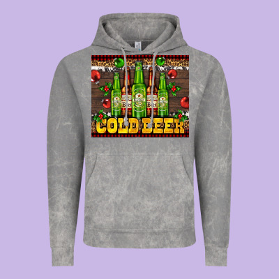 Cold Beer With Beer Bottles Vintage Hoodie Designed By Adodesignshop