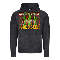 Vintage Black cold beer with beer bottles Vintage Hoodie - AdoDesignShop