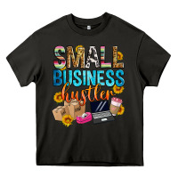 Asphalt small business hustler Heavy Core Tee - Zillion Design Studio