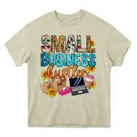 Mossy small business hustler Heavy Core Tee - Zillion Design Studio