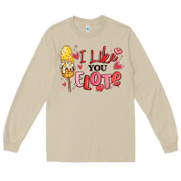 Mushroom i like you elote mexican valentines day Long Sleeve Tee - MaliasSmallBusiness