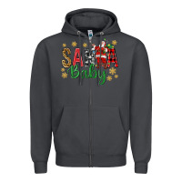 Smoke Santa Baby With Santa Zipper Hoodie - BundleAndBundleShop