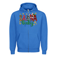 True Royal Santa Baby With Santa Zipper Hoodie - BundleAndBundleShop