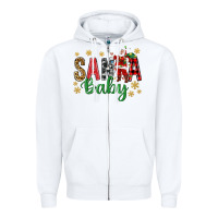 Santa Baby With Santa Zipper Hoodie | Teevron