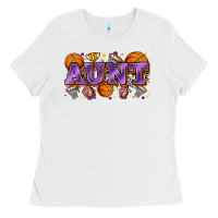 Aunt Basketball Ladies Tee | Teevron