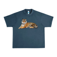 Midnight Navy Tiger Urban Heavy Tee - LillyAllenDesigns