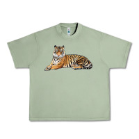 Oil Green Tiger Urban Heavy Tee - LillyAllenDesigns