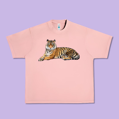 Tiger Urban Heavy Tee Designed By Lillyallendesigns