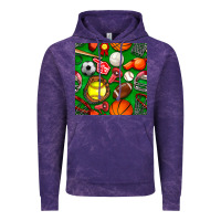 Cloud Purple physical education class seamless pattern Vintage Hoodie - BundleAndBundleShop