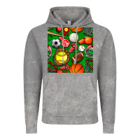 Cloud Rock physical education class seamless pattern Vintage Hoodie - BundleAndBundleShop