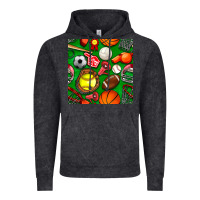 Vintage Black physical education class seamless pattern Vintage Hoodie - BundleAndBundleShop