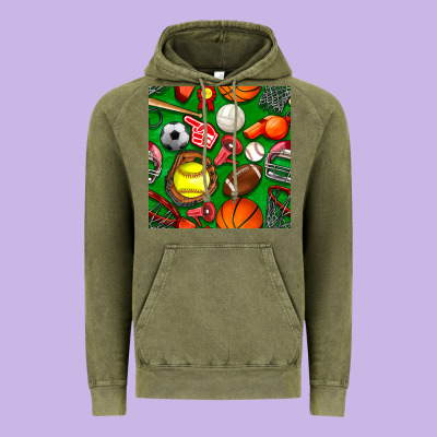 Physical Education Class Seamless Pattern Vintage Hoodie Designed By Bundleandbundleshop