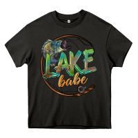 Asphalt lake babe Heavy Core Tee - BarkalooDesign