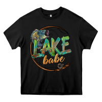 Black lake babe Heavy Core Tee - BarkalooDesign