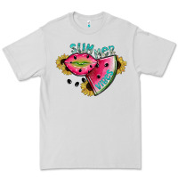 Dove Grey summer vibes Premium Tee - SublimationCraftShop
