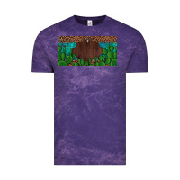 Cloud Purple western cactus leopard and turquoise custom nametext license plate Vintage Tee - Artiststas