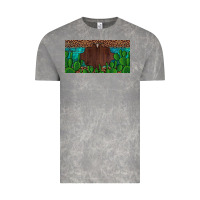 Cloud Rock western cactus leopard and turquoise custom nametext license plate Vintage Tee - Artiststas